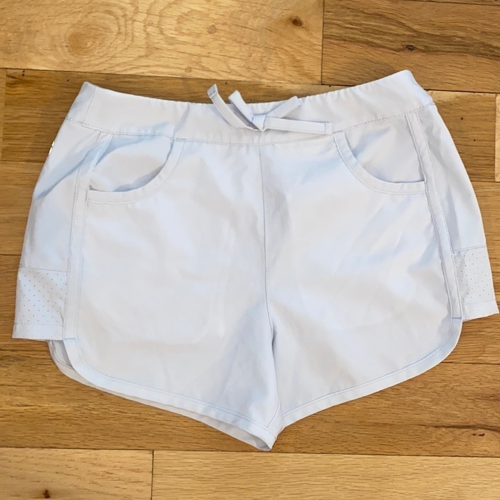 Magellan Gray Fish Gear Water Repellant Shorts Girls M - Picture 2 of 10
